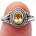 thumbnail image 1 of Natural Citrine 925 Sterling Silver Ring s.5 Jewelry DGR1131_B_5 R-1044, 1 of 6