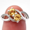 thumbnail image 1 of Natural Citrine 925 Sterling Silver Ring s.8 Jewelry DGR1130_A_8 R-1033, 1 of 7