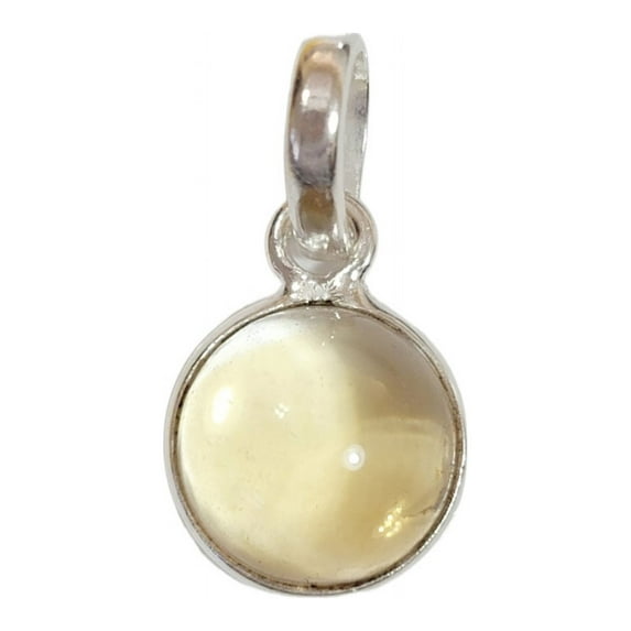 Natural Citrine Pendant, Solid 925 Sterling Silver Pendant, November Birthstone, Citrine Jewelry, Necklace Pendant, Healing Crystal, Gift