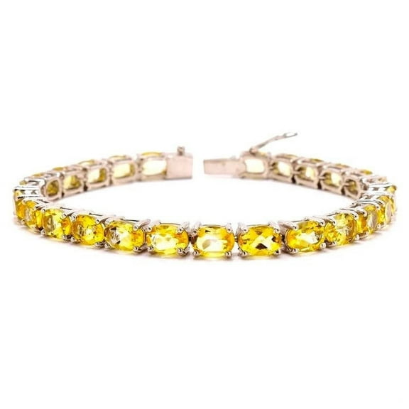 Natural Citrine bracelet, Citrine jewelry, November Birthstone, Sterling silver, Silver jewelry, Silver bracelet, 925 silver, Bracelet for wedding anniversary, Christmas Gift, Women Bracelet Bangle