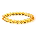 thumbnail image 1 of Natural Citrines Bracelet Yellow Quartzs Crystal Cat Eye Opal Stone Bead Bracelets For Women Men Wealth Fortune Bangle Jewelry, 1 of 5