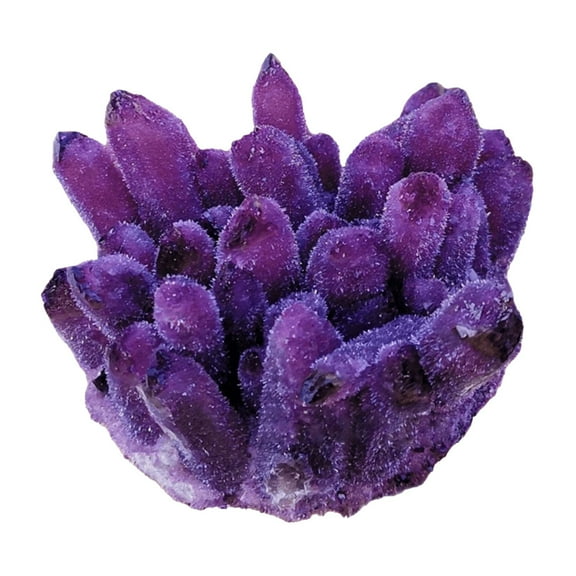 Natural Clear Quartz Cluster - Healing Mineral Specimen for Feng Shui, Home Decor & Energy Work, Raw Stone with Stunning Hue Reflection, 1.2lb