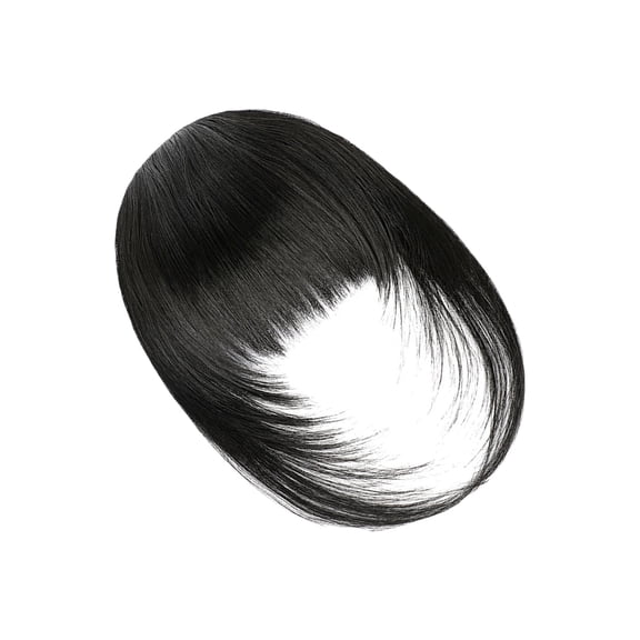 Natural Clip In Bangs Hair Extension for Women - Breathable Wispy Fringe, Heat Resistant Synthetic Fiber, Instant Volume & Quick Hairstyle for Daily Wear, Office, Party, 6.3in