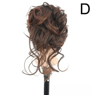 jsaierl Messy Bun Easy Clip Wig female grasping Clip HairNatural Hair Curler