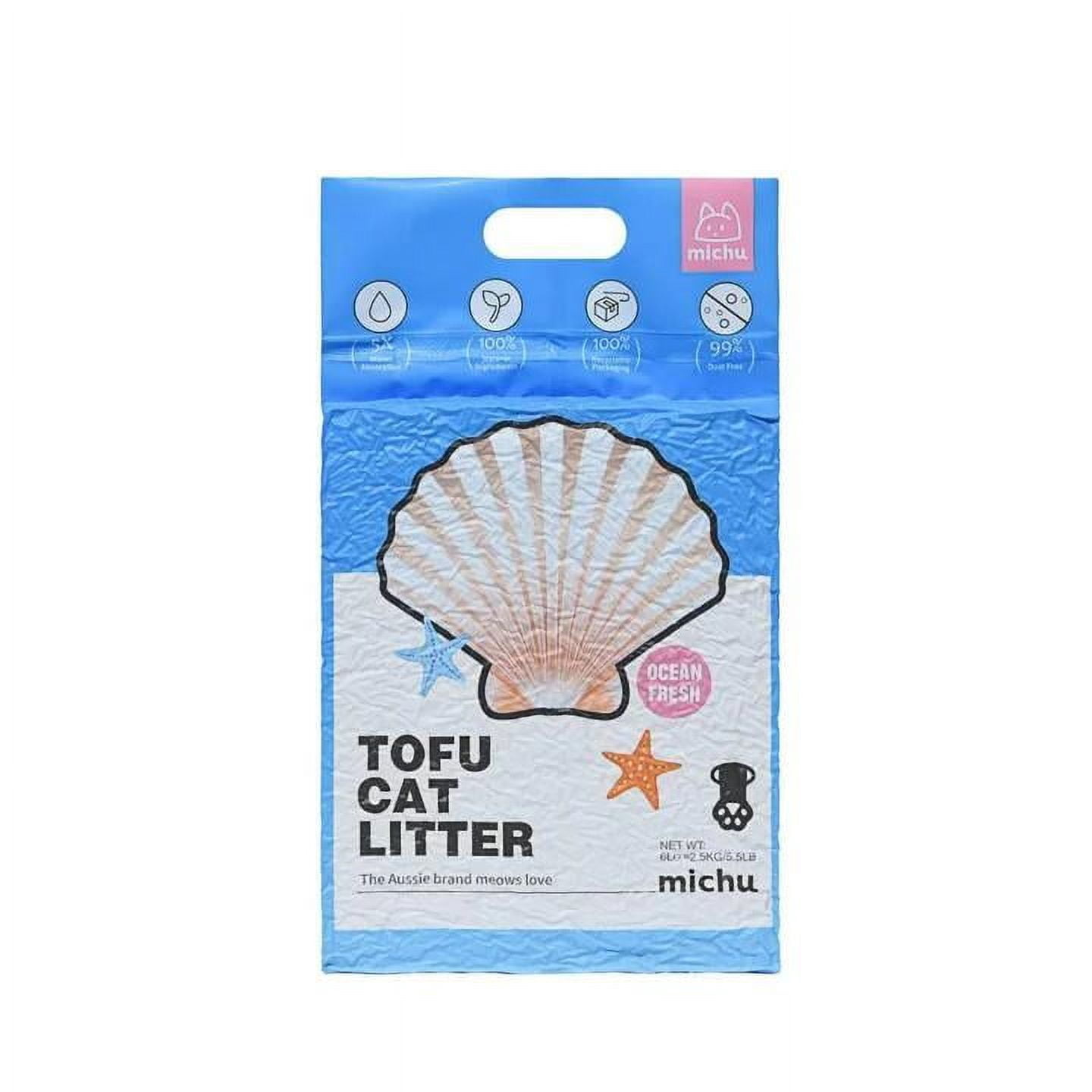 Picture of Natural Clumping Tofu Cat Litter 5.5 lbs / 88 oz - Walmart.com