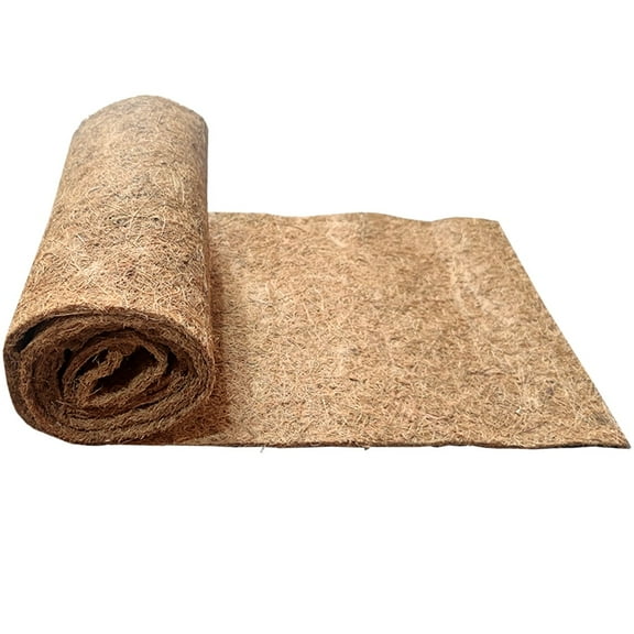Natural Coco Liner Roll Coconut Liner for Planter Hanging Flower Basket Coco Mat for Animal Pet Pad Liner Reptile Carpet