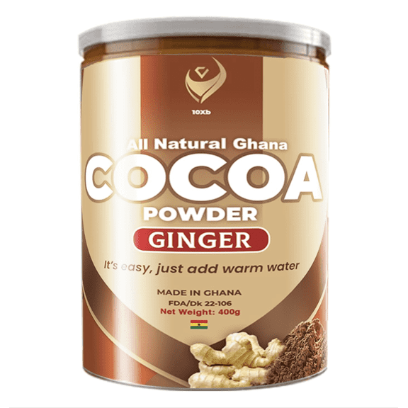 Natural Cocoa Powder (Natural Cocoa Powder with Ginger, 400 Gram)
