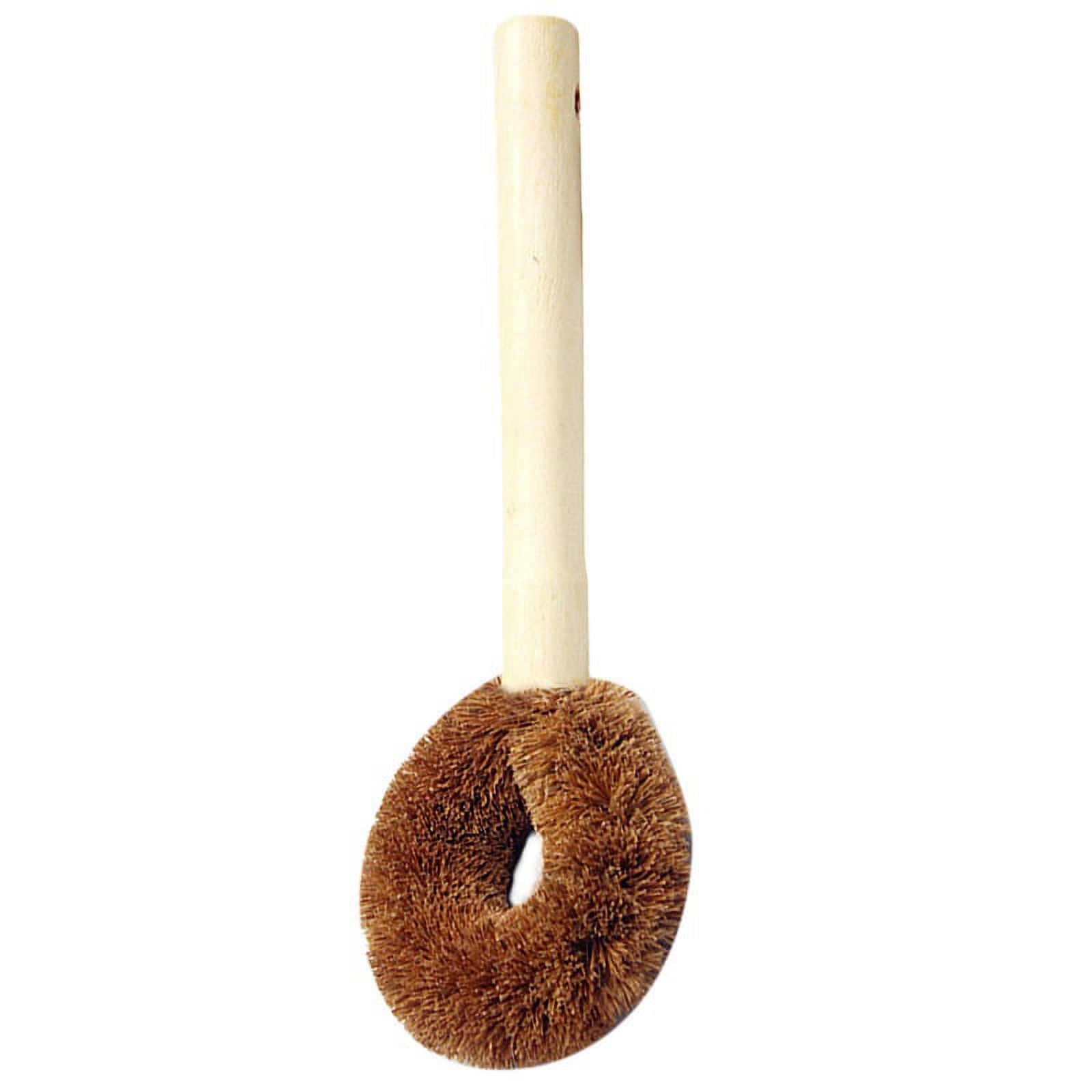 Natural Coconut Round Cup Cleaning Coir Brush Eco-Friendly