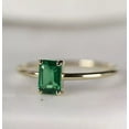 thumbnail image 1 of Natural Colombian Emerald Ring For Women Solid 925 Sterling Silver Band Ring, 1 of 3