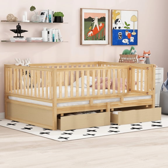 Natural Color Daybed - Split Function - Bedroom for Teens - Flexibility in Use