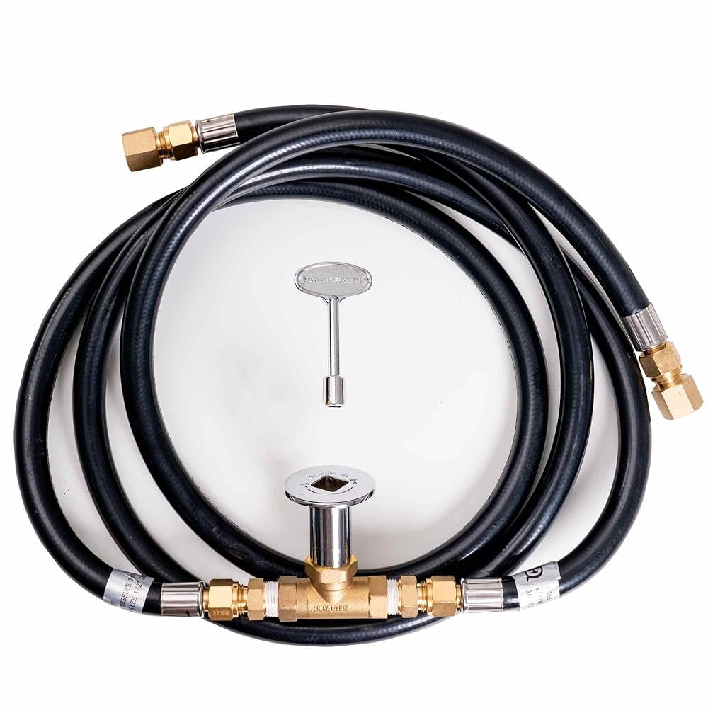 Natural Connection Kit, High Flow For High BTU Pits, Large Diameter