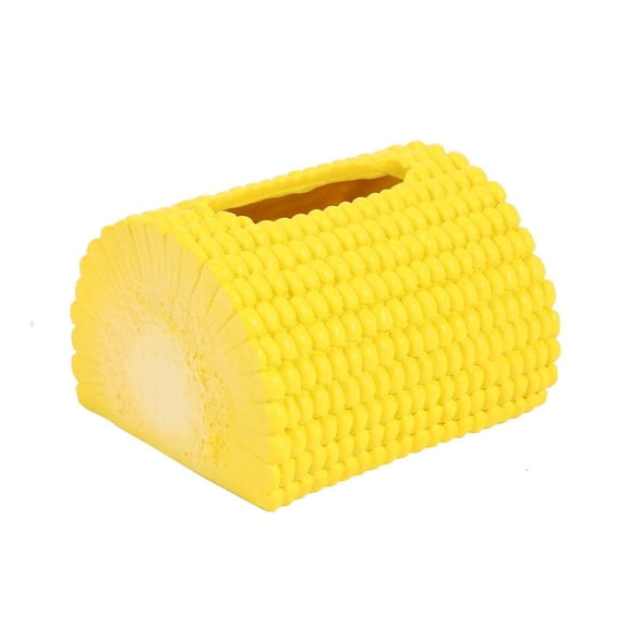 Natural Corn Fiber Tissue Holder Sturdy PVC Materials Portable for Household Cleaning and Desk Organization Use
