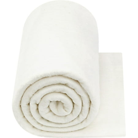 Natural Cotton Quilt Batting 47x59 Inches, Light Weight Purely Natural Batting for Quilting, All Season Breathable Cotton Batting for Quilts, Craft Projects, Wearable Arts, 1.2oz per Square Yard