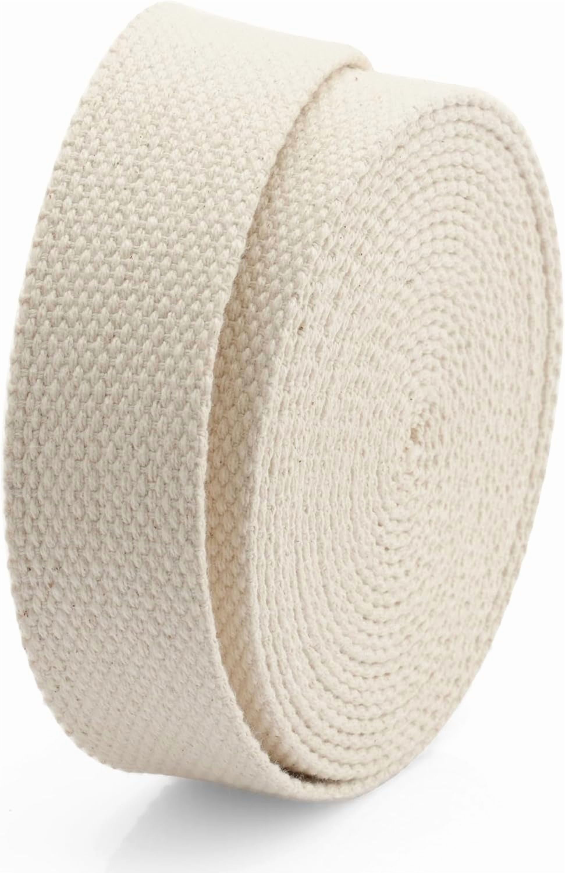 CRAFTME STUDIO, Sewing Webbing, 1 Inch x 5 Yards, Natural Cotton ...