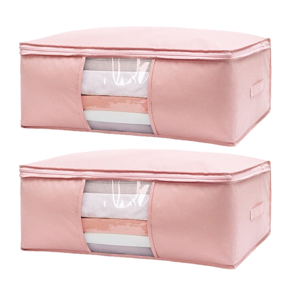 Natural Cotton Zippered Sweater Bag Storage Bag for Closets and Under