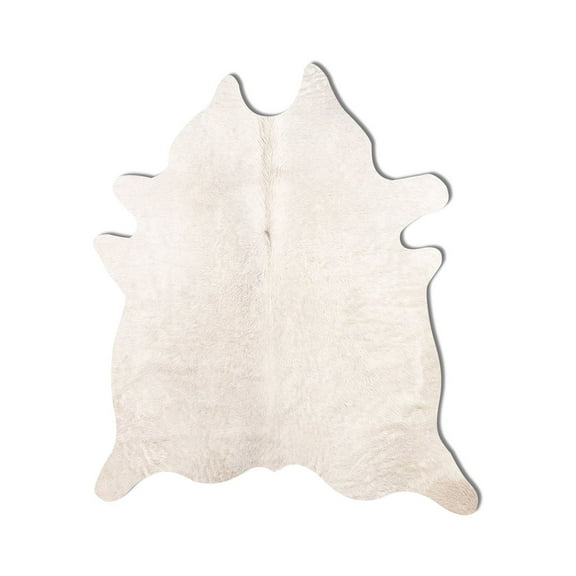 Natural Geneva Cowhide Rug | Off-white | 5'x7'