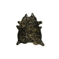 thumbnail image 1 of Natural Scotland Cowhide Rug | Black & gold | 5'x7', 1 of 4