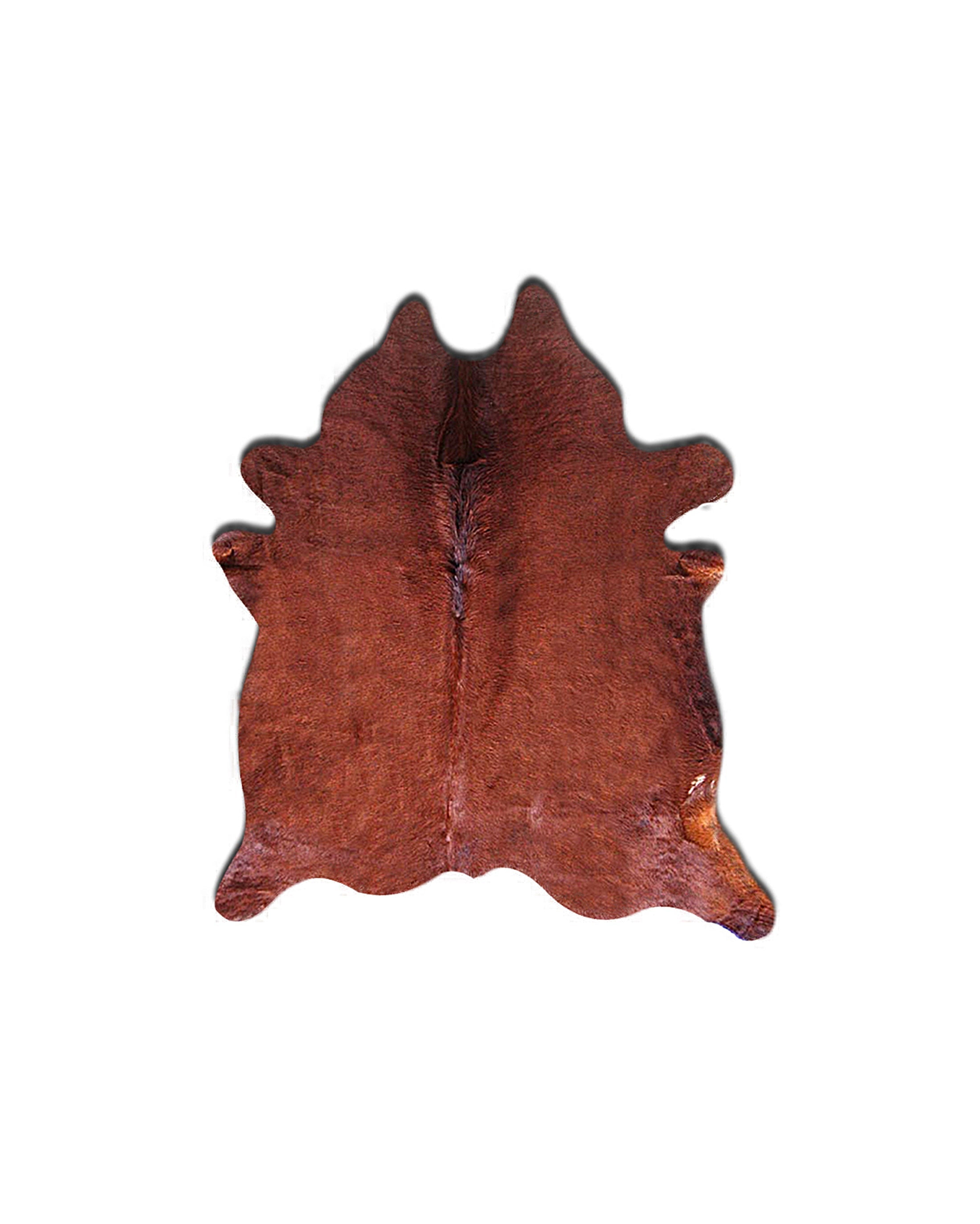 Handmade Brown Cowhide Rectangular 5' x 7' Area Rug