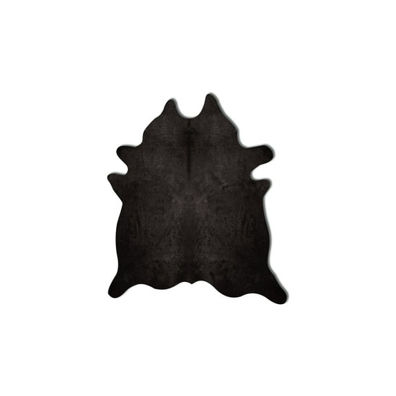 Natural Geneva Cowhide Rug | Black | 5'x7'