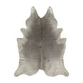 thumbnail image 1 of Natural Kobe Cowhide Rug | Grey & white | 6'x7', 1 of 4