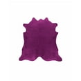 thumbnail image 1 of Natural Geneva Cowhide Rug | Plum | 6'x7', 1 of 4