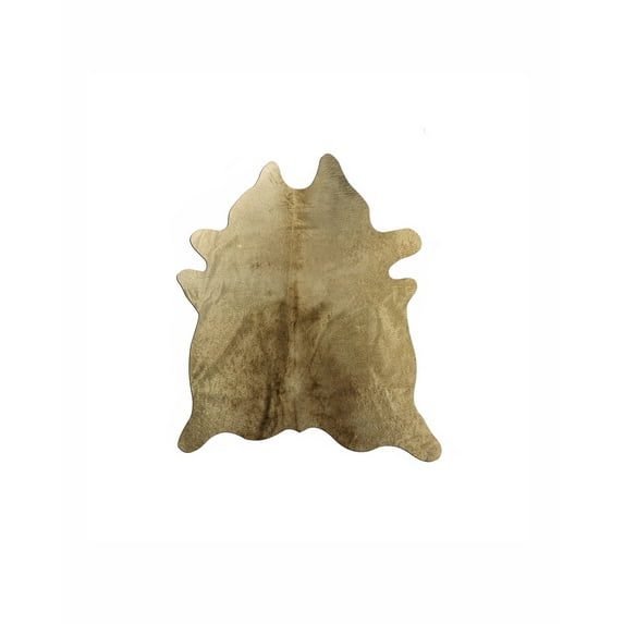 Natural Geneva Cowhide Rug | Gold | 5'x7'