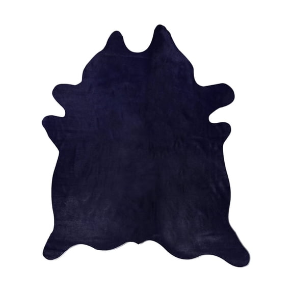 Natural Cowhide Rug Midnight 1-Piece Handmade Brazilian Quality