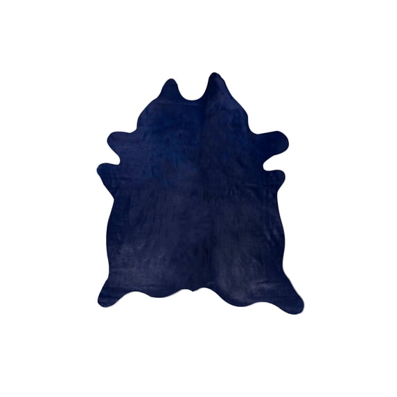 Natural Geneva Cowhide Rug | Midnight | 5'x7'