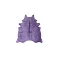 thumbnail image 1 of Natural Geneva Cowhide Rug | Purple | 5'x7', 1 of 5