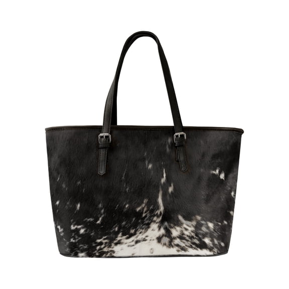 Natural Cowhide Tote Bag 15 Inch Fashion Classic 1-Piece Handmade Variation
