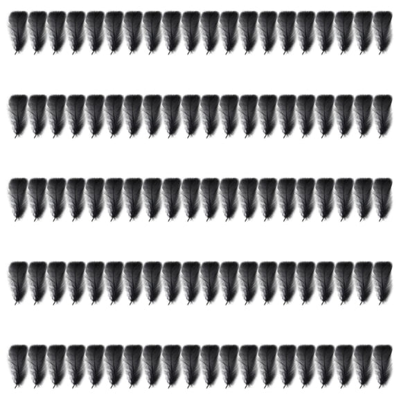 Natural Craft Feather Black Feather For Hat Earrings Jewelery Decoration