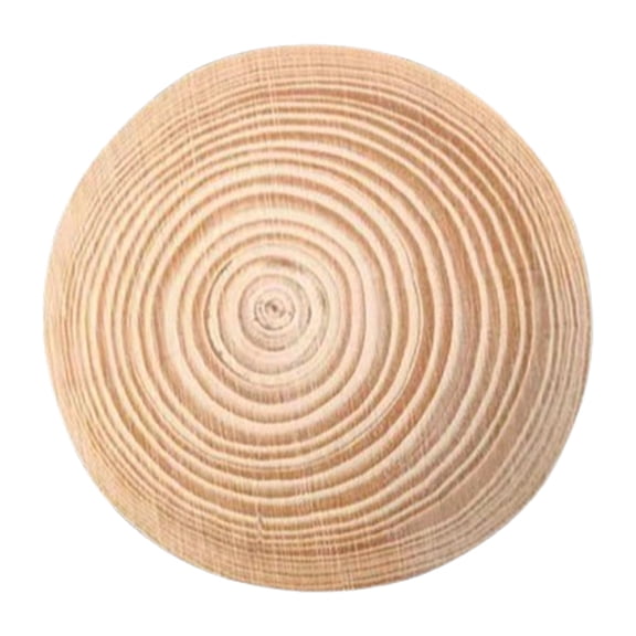Wood Slices Natural Round Wood Slices Unfinished Wooden Slabs for Crafts, Eco-Friendly Sustainable for DIY Art Painting, Rustic Wall Decor Craft Projects Home Event Displays,Khaki,1.5“