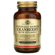Natural Cranberry with Vitamin C, 60 Vegetable Capsules, Solgar