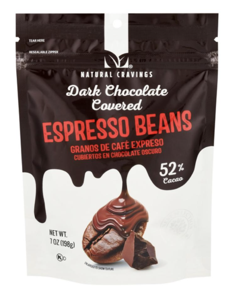 Natural Cravings Dark Chocolate Covered Espresso Beans 7 oz