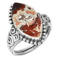 thumbnail image 1 of Natural Crazy Lace Agate Ring 925 Sterling Silver Handmade Jewelry, 1 of 6