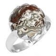 thumbnail image 1 of Natural Crazy Lace Agate Women Jewelry 925 Sterling Silver Ring, 1 of 6