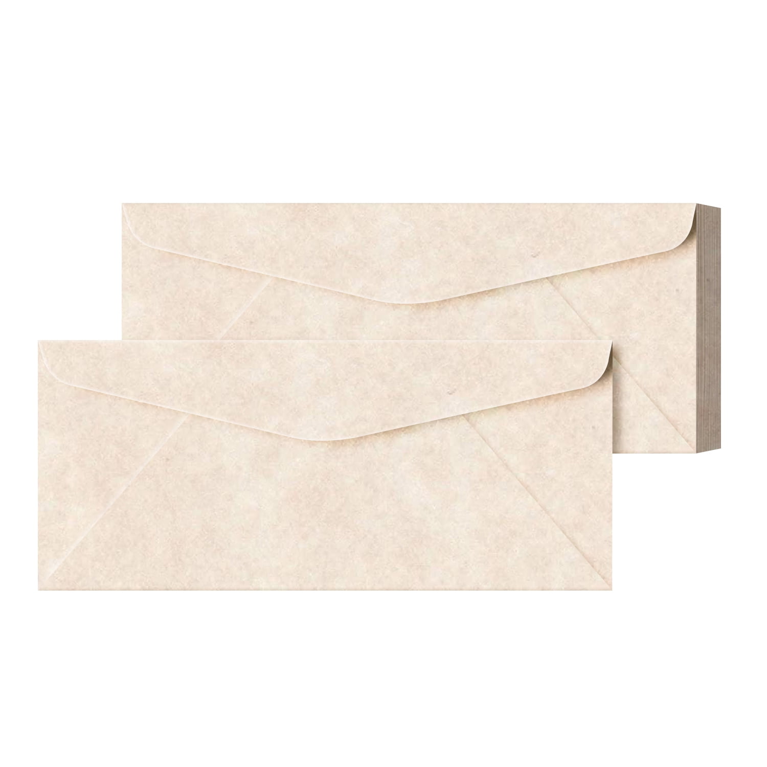 Natural Cream #10 Parchment Business Envelopes – Perfect for Invitations, Greetings, Holiday, Office, Invoices, Letters, Mailings | 4 1/8 x 9 1/2 inches | 100 per Pack