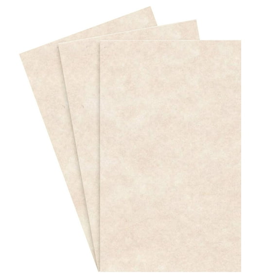 Natural Cream Stationery Parchment Paper – Great for Writing, Certificates, Menus and Wedding Invitations | 24lb Bond Paper | 8.5 x 14” | 50 Sheets Per Pack