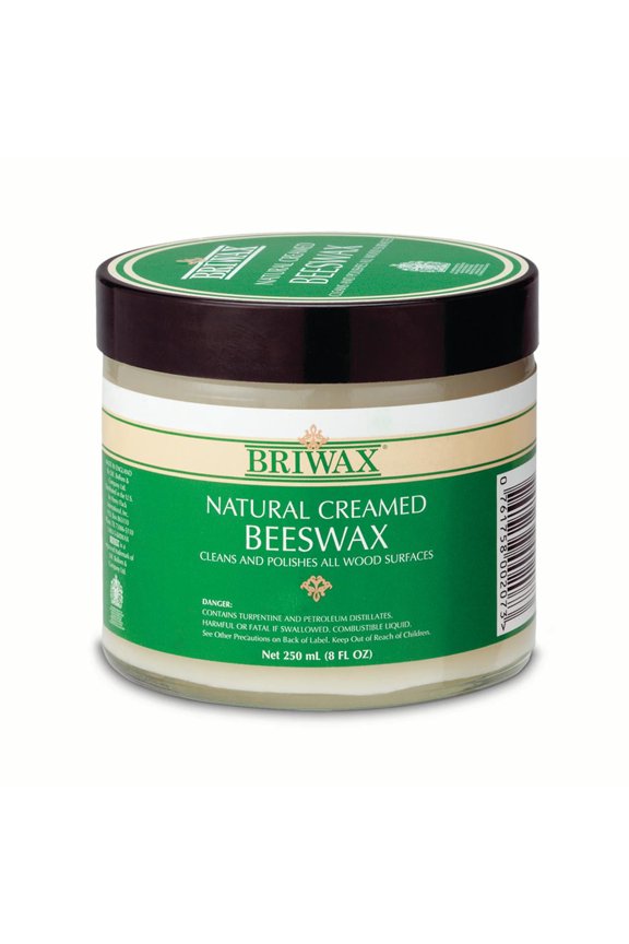 Natural Creamed Beeswax, 8 oz.