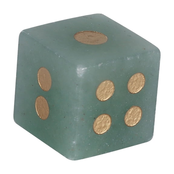 Natural Crystal 6 Sided Round Corner Dices Mult Sided Role Playing Dices for Table Game, Classroom Teaching Easy to Use