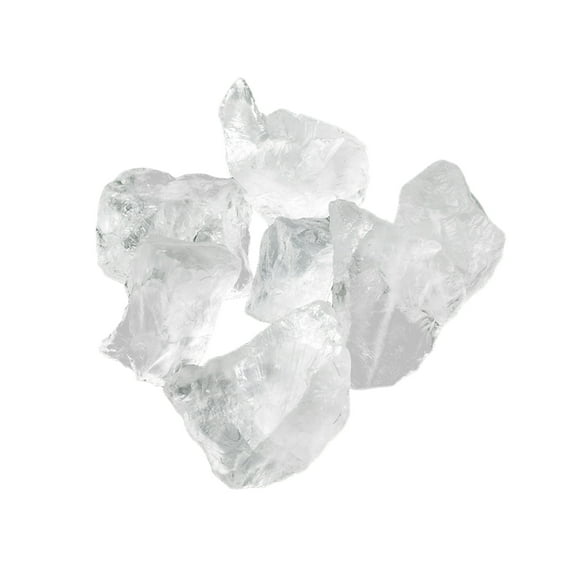 Natural Crystal Aroma Diffuser Stone Set, White Purple Yellow Green Fluorite Crystal Reiki Stones, 100g Home Scent Decor,White