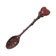 thumbnail image 1 of Natural Heart Spoon â Long Handle Stirring Spoon for Coffee, Tea, & Desserts â Handcrafted Ice Cream & Accessory, 1 of 9