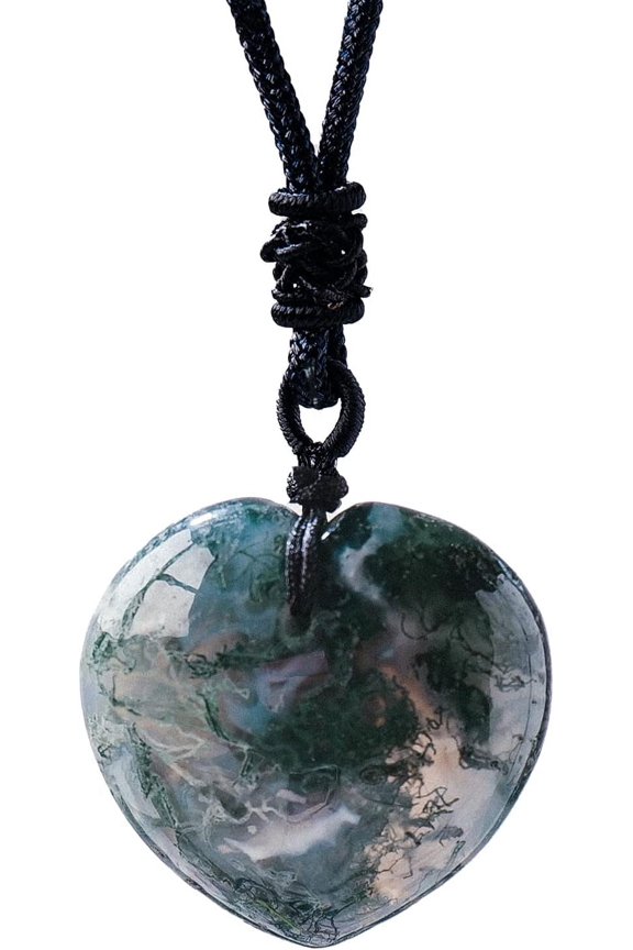 Natural Crystal Love Shape Energy Pendant Healing Protection Balance Chakra Reiki Beloved Female Mom Mother'S Day Lover Gift[o7528]