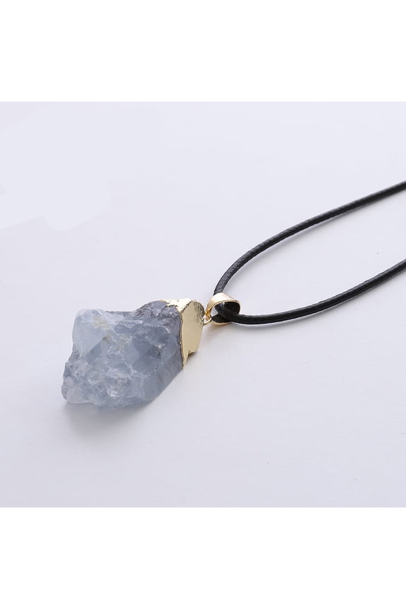 Natural Crystal Necklace Reiki Healing Crystal Stone Necklaces