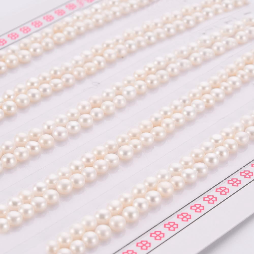 Natural Cultured Freshwater Pearl Beads Half Drilled Rondelle Floral White 3~3.5x2mm Hole: 0.8mm about 100pairs/board