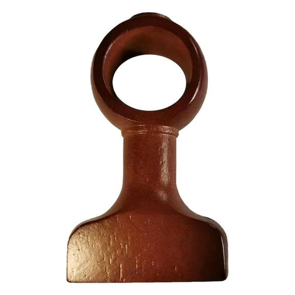 Natural Curtain Rod Brackets – Sturdy Wooden Curtain Rod Holders For 1.4" (1 2/5") Poles | Decorative Curtain Supports For Living Room & Bedroom