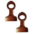 thumbnail image 1 of Natural Curtain Rod Brackets – Sturdy Wooden Curtain Rod Holders For 1.4 2PCS, 1 of 5