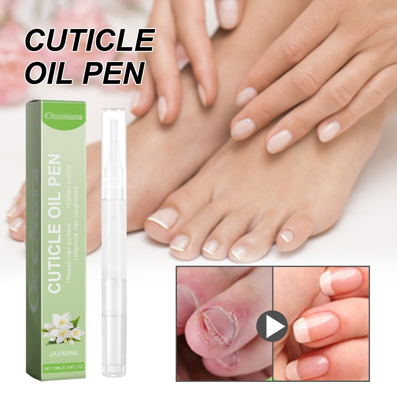Natural Cuticle Oil Pen 6 Colors Revitalizing Cuticle Oil For Nails