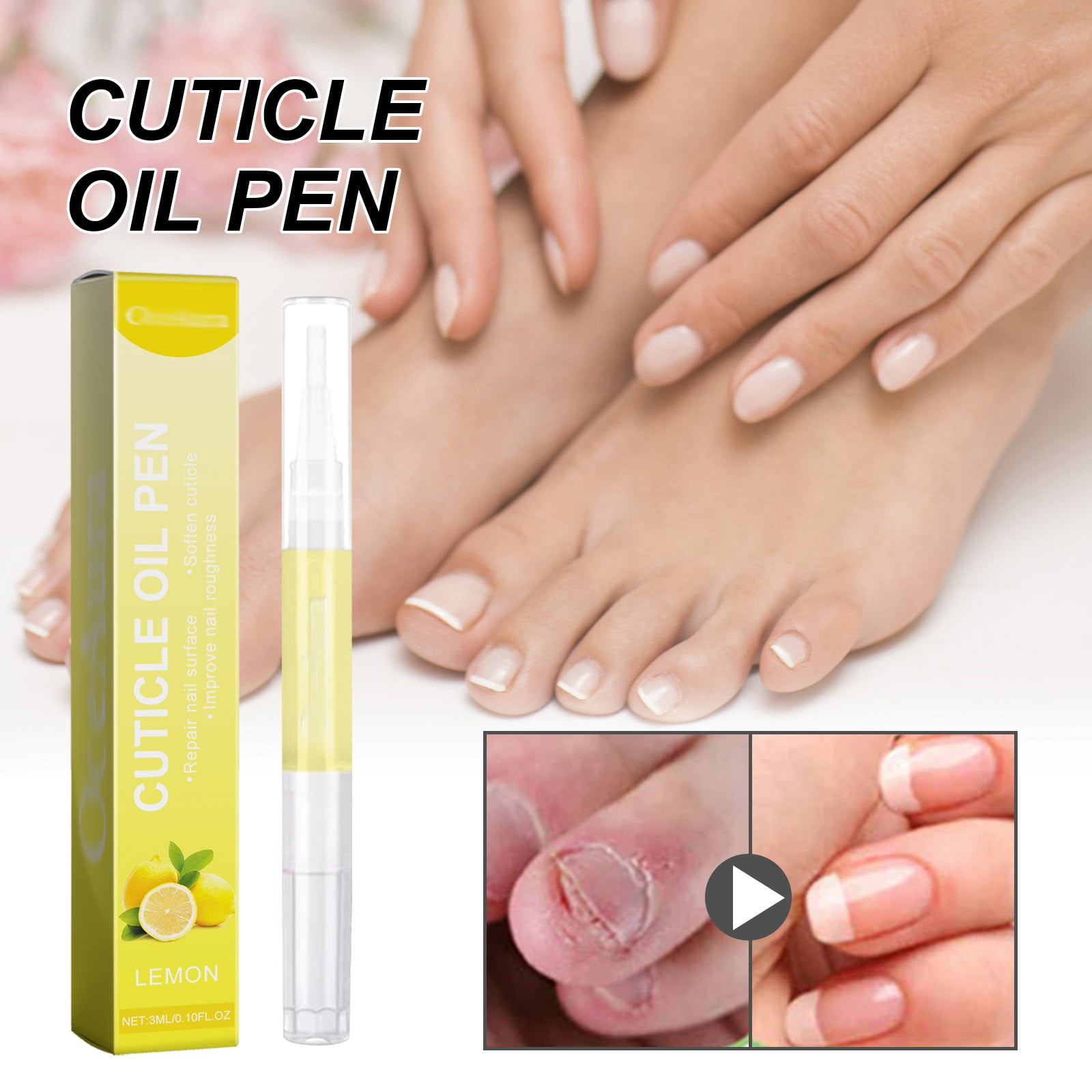 Vitamin E Nail And Cuticle Oil Natural Cuticle Oil Pen: 6 Colors Revitalizing Cuticle Oil For Nails
