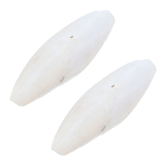 Natural Cuttlebone Chew for Parrots Birds Supplement Calcium Enrichment Conditioning Trimming Aid Toy 2PCS